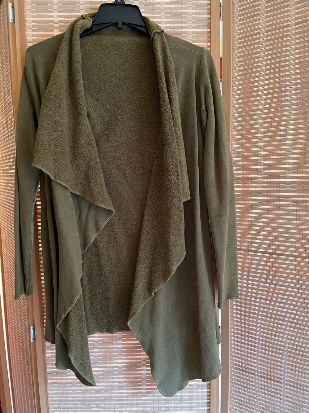 Gaia Conceptions organic cotton fleece cocoon jacket